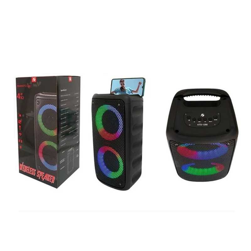 Колона KTS-1266 с BLUETOOTH LED осветление и говорители