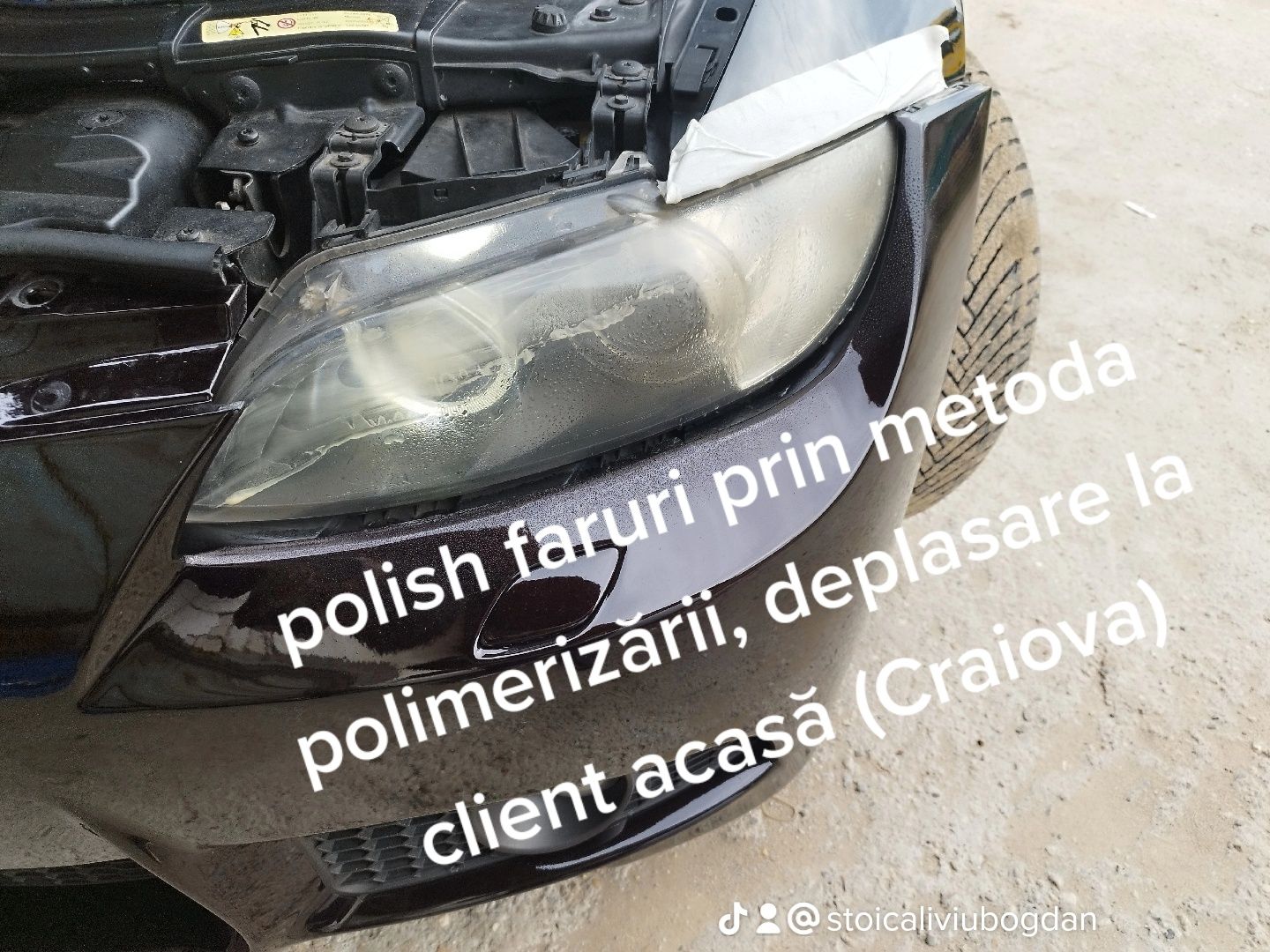 Polish faruri prin metoda polimerizarii