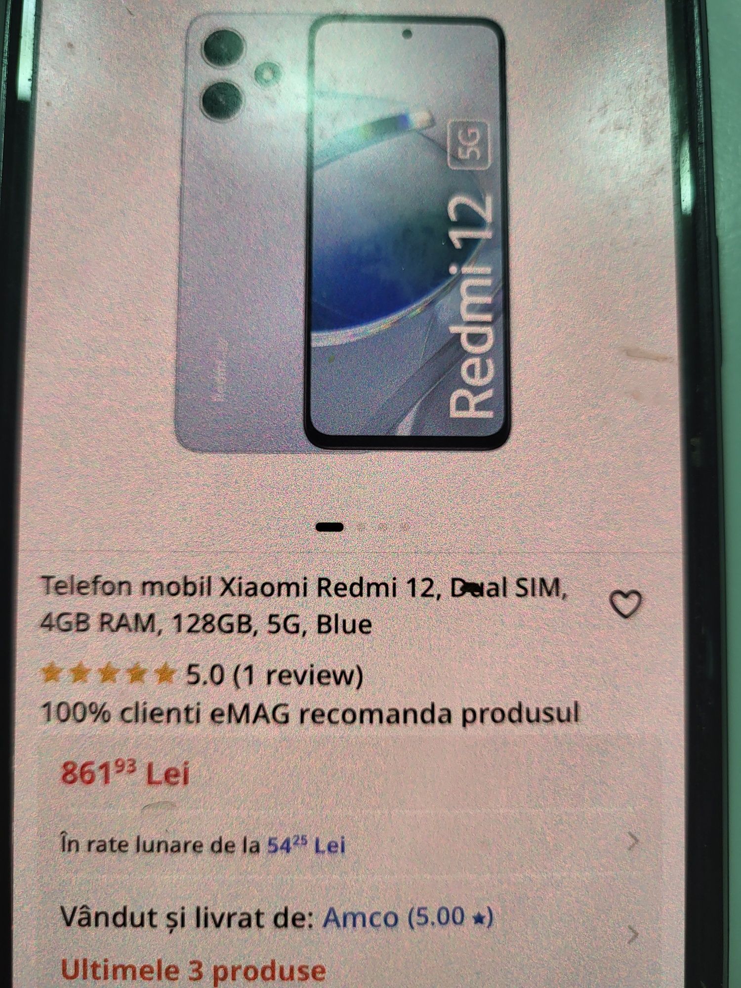 Redmi 12 5G Impecabil ca Nou Poze Reale