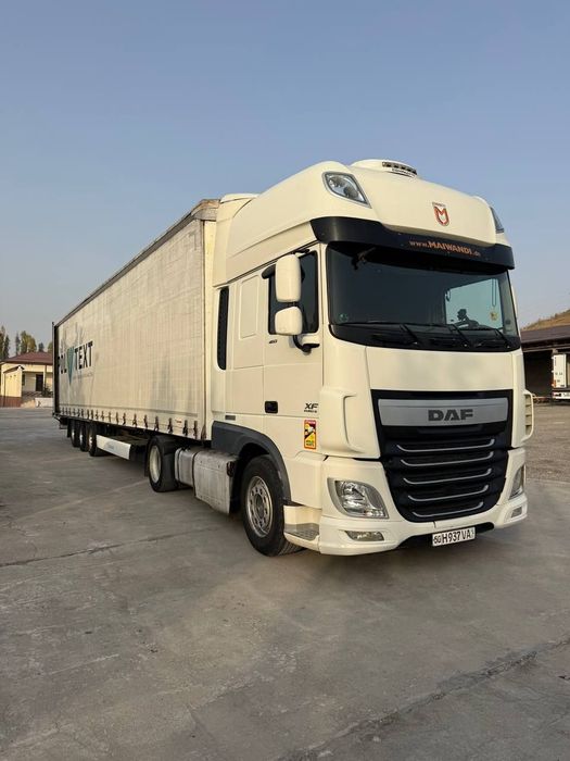 DAF XF460 EURO 6 + KRONE прицеп cотилади