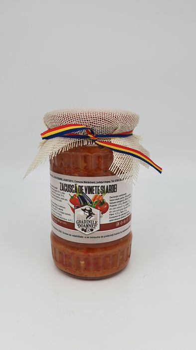 Zacusca de vinete cu ardei copt