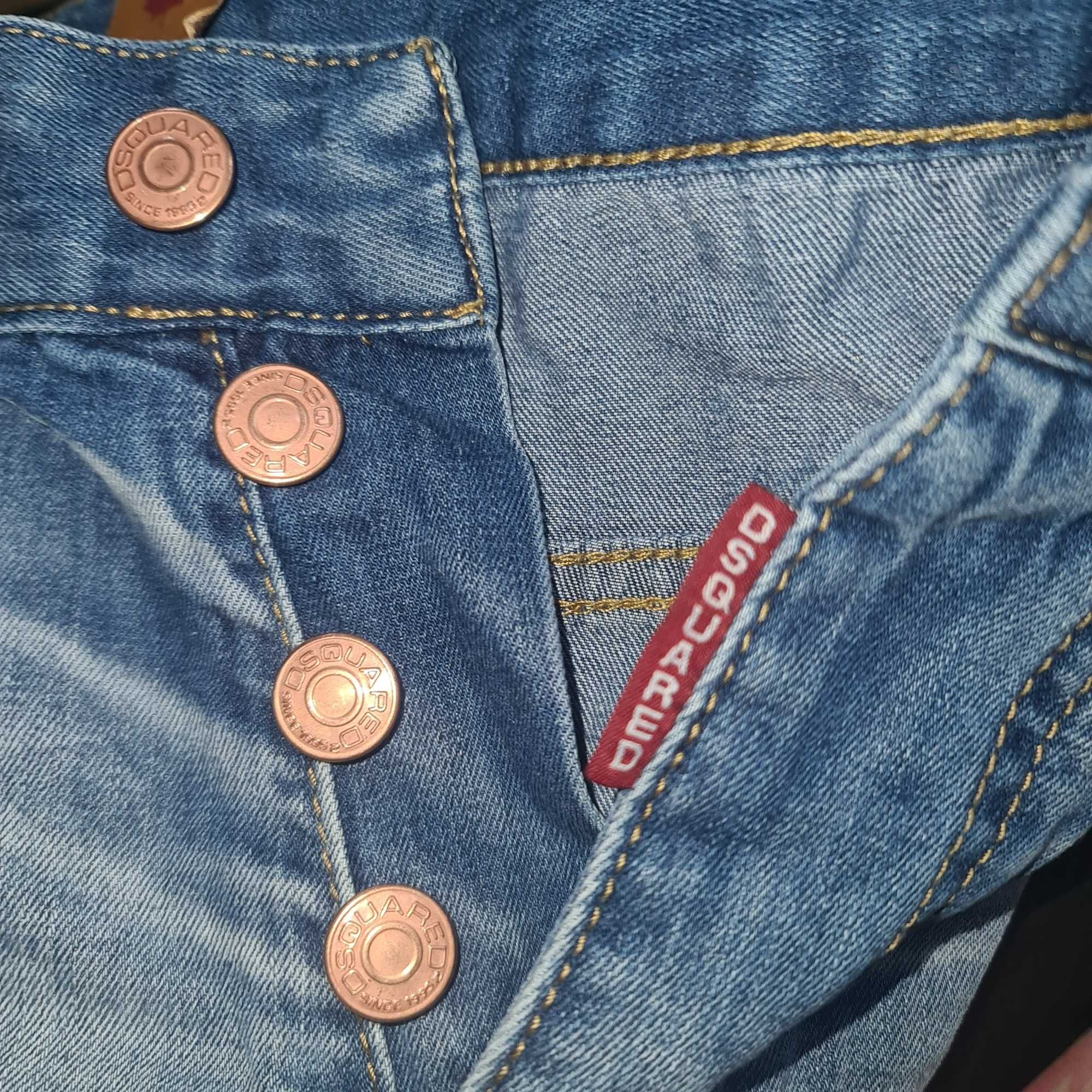 100% оригинални дънки бермуди-DSQUARED 2-Work Denim,Made in Italy, №32