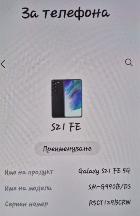 Samsung S21 FE 5g