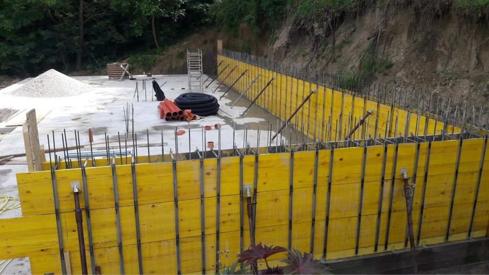 ПОД НАЕМ - Трислойни платна 27мм Кофраж , Колонен , Хюнебеци , Трегери