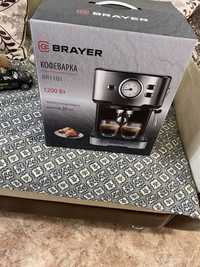 Кофеварка рожковая brayer