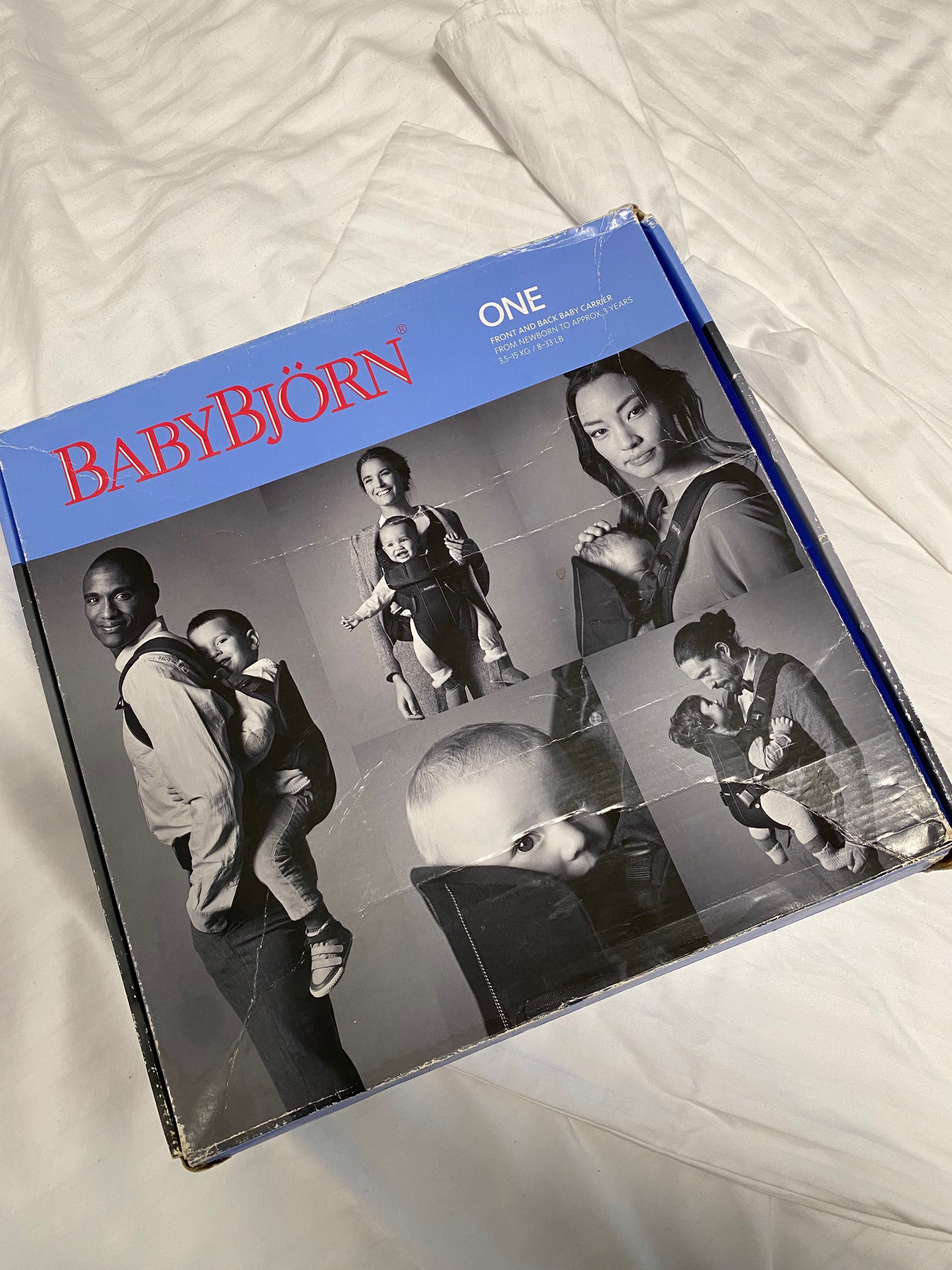 Ергономична раница за носене на бебе babybjorn