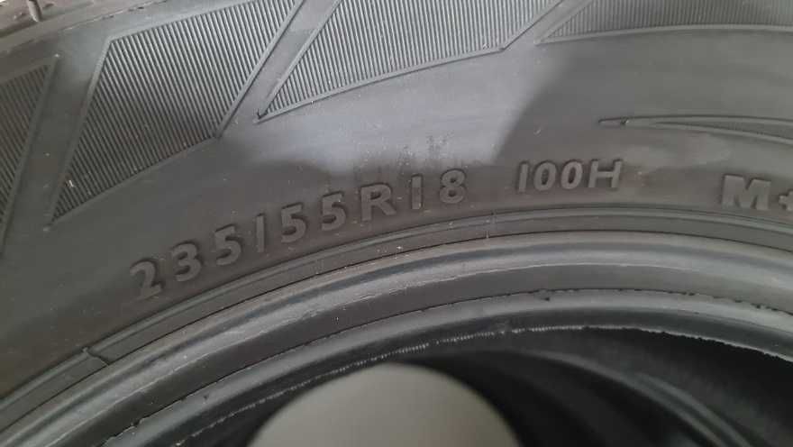 235 55 18 100H 235/55/18 DUNLOP RFS M+S