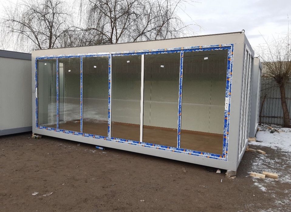 container chioșc vitrina 4,00x2,40