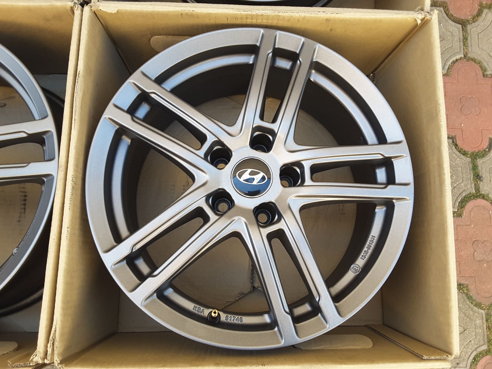 jante aliaj 17; 5x114,3; Hyundai Tucson, Kona, Elantra, i40