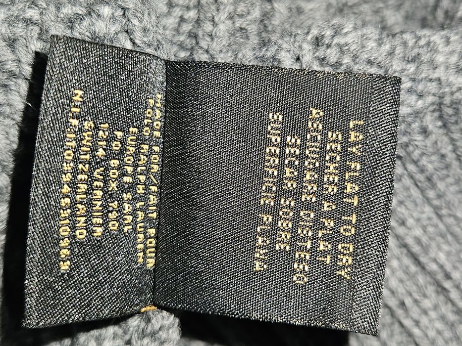 Vand pulover de dama mod lung Ralph Lauren bumbac si casmir