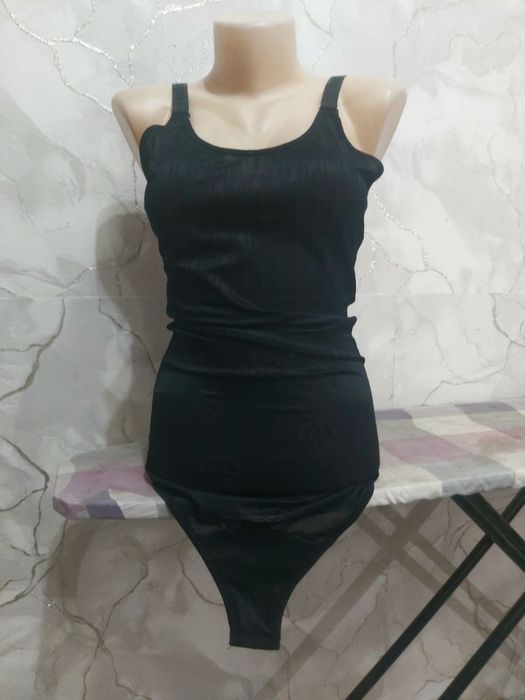 Боди женское черное