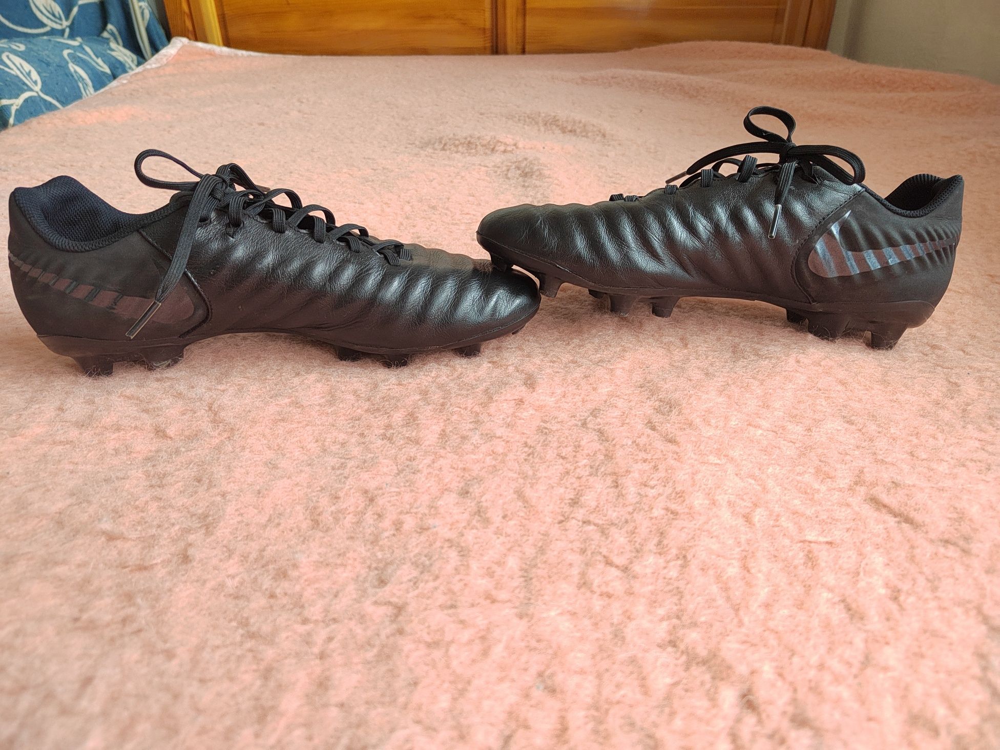 Nike Tiempo 44,5,естествена кожа, бутонки