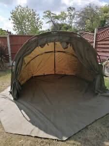 Двуместна шаранджийска палатка CHUB, пълен комплект