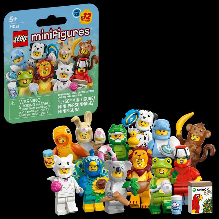 LEGO Minifigures 71051 Animals Series 28 / Животни - пълна серия