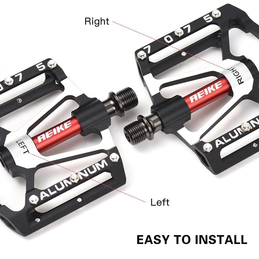 Pedale 3 rulmenti ultra-ușoare aliaj aluminiu bicicleta late platforma