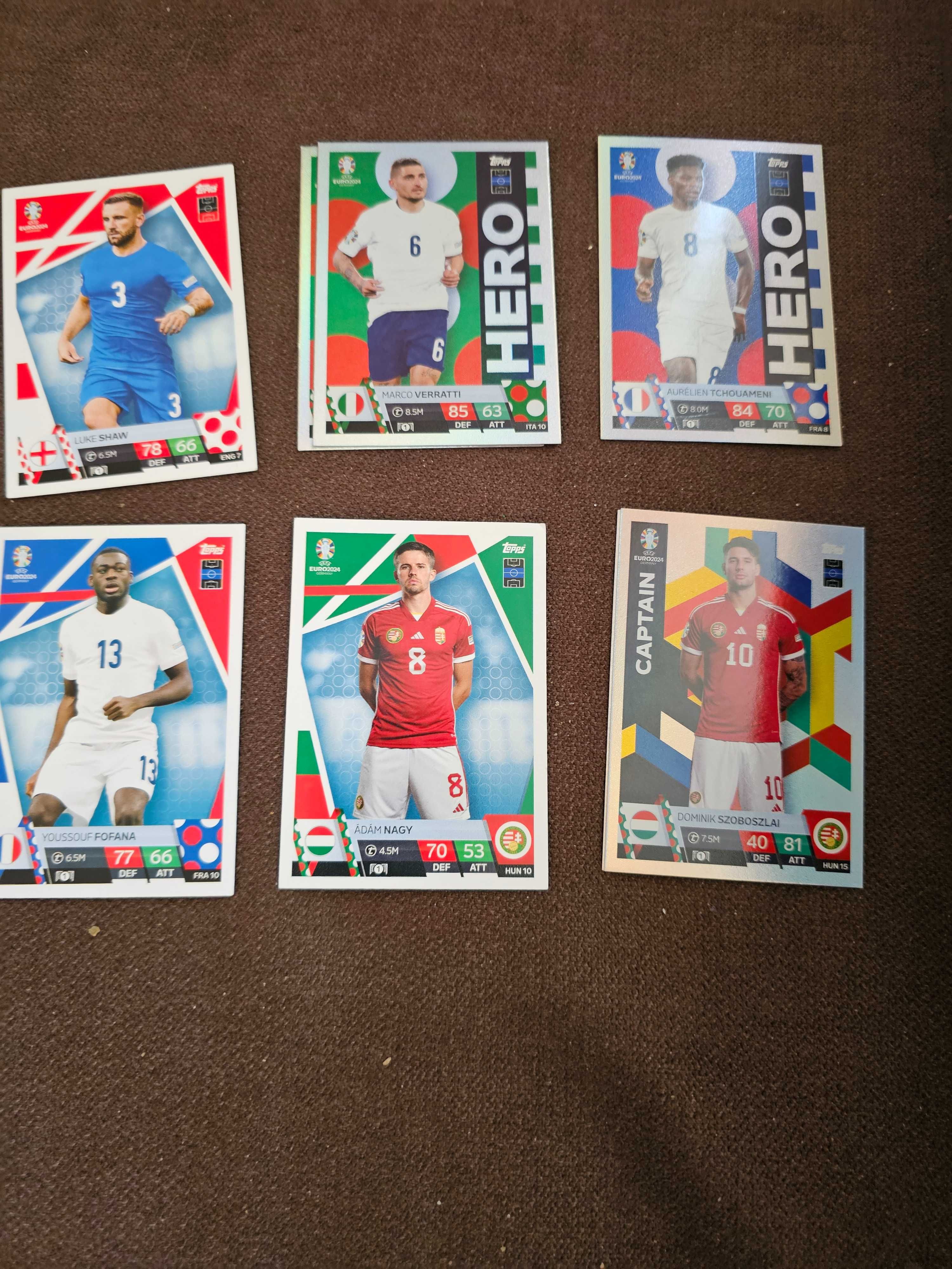 Разменям/продавам карти Match Attax UEFA EURO2024