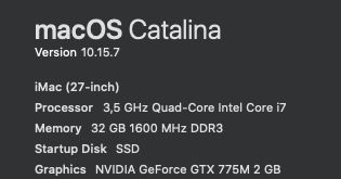 iMac 27, 3.4 GHz, Intel i7