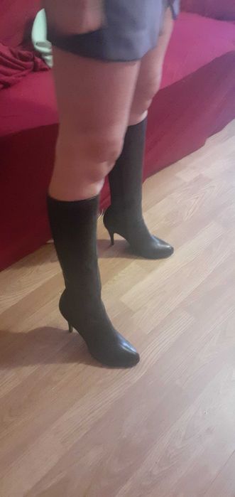 Cizme piele lungi dama Aldo Milann