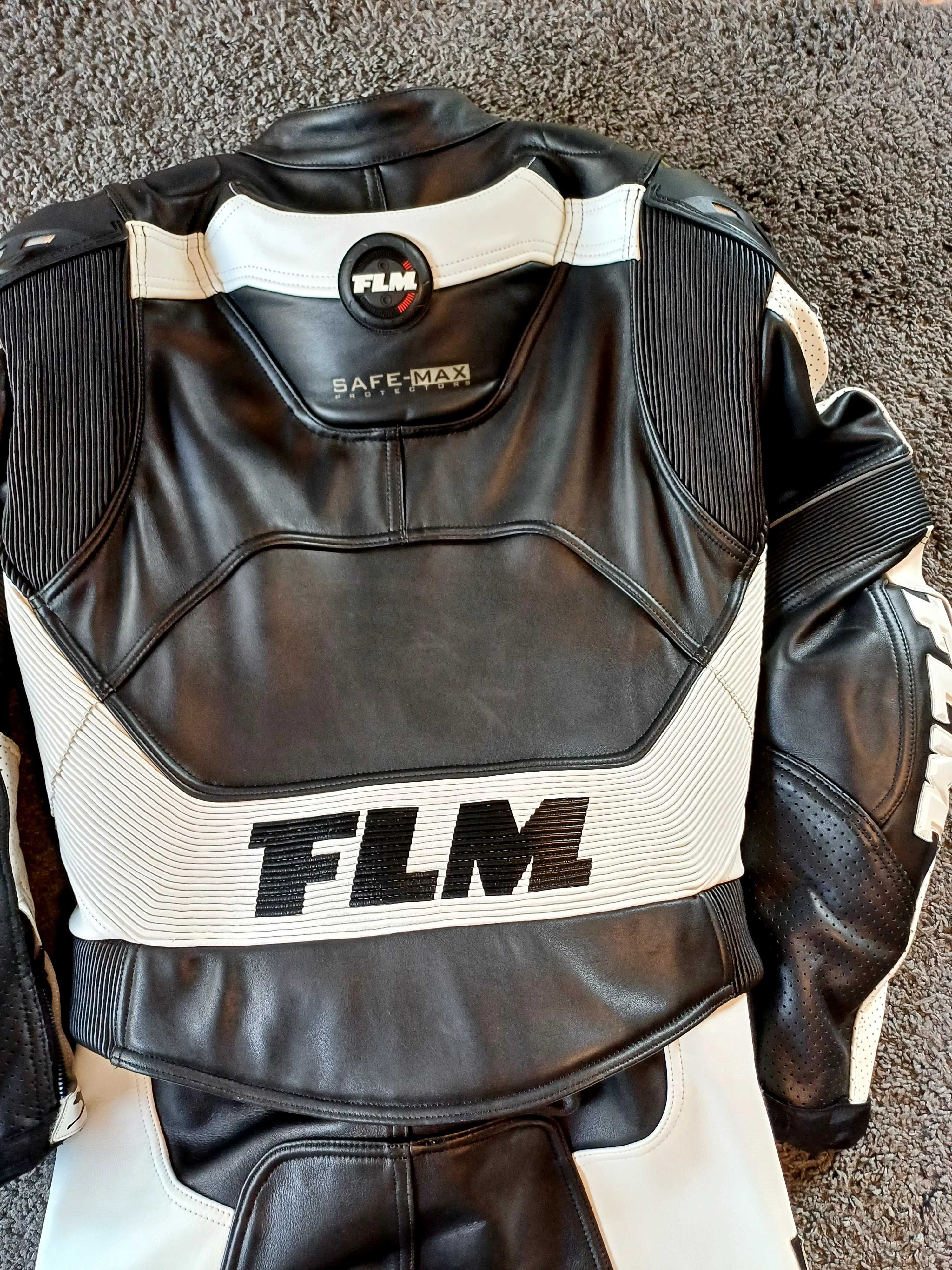 FLM 52 L /50 M Combinezon Costum moto piele din două piese