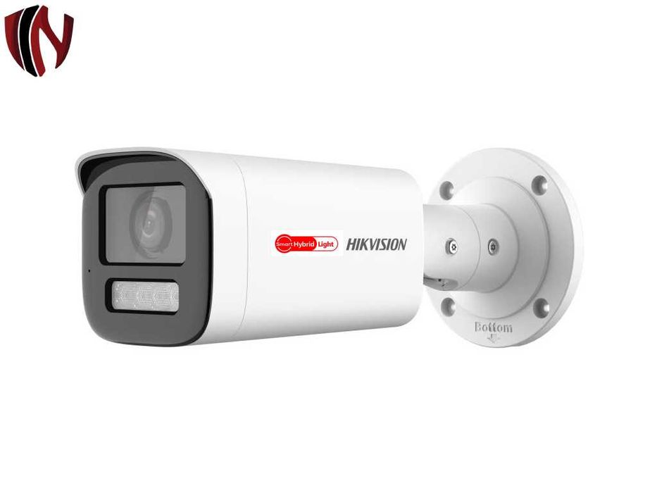 Hikvision DS-2CD1027G2H-LIU 2 MPx Hybrid Корпусна IP Камера с Микрофон