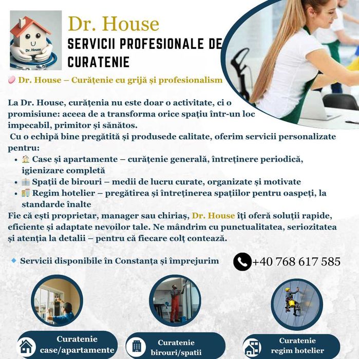 Servicii profesionale de curatenie!