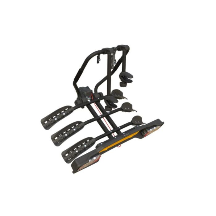 Suport 3 biciclete Peruzzo Siena 668/3N cu prindere pe carligul de remorcare, Negru,, Nou_emitem Factura & Garantie, Pret Importator