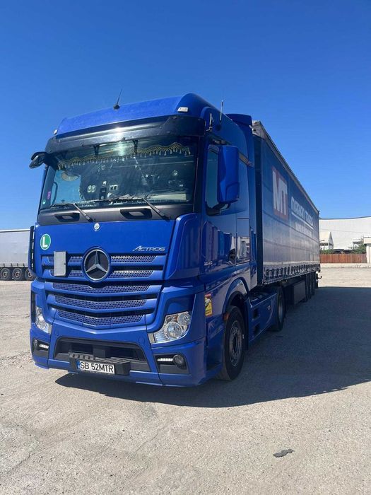 Vând Mercedes Actros + semiremorcă Schmitz, stare foarte bună de lucru