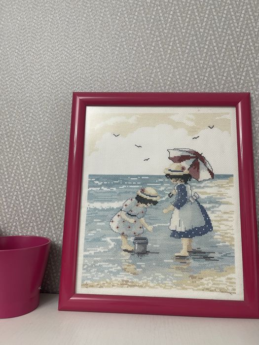Картина вышивка ручная работа