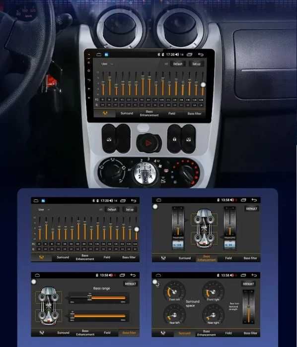Navigatie Android Dacia Logan 1 / Sandero 1 / Duster 1 CARPLAY