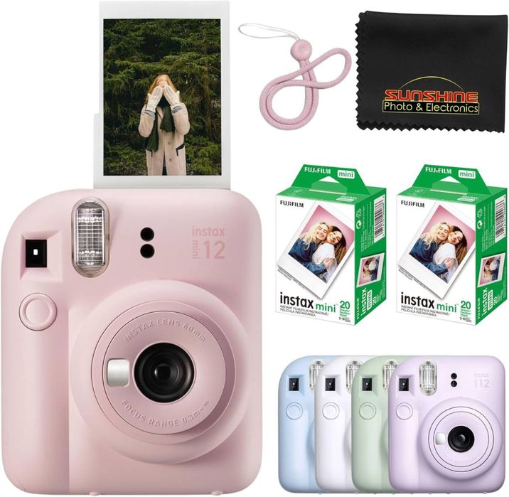 Новый Instax Mini 12 Instant! Бесплатная Доставка!