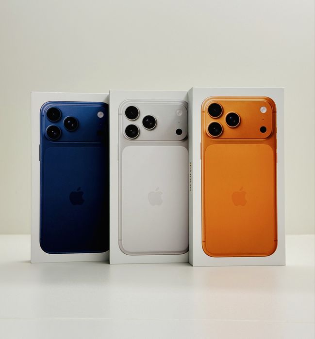 - cu SIM - iPhone 17 Pro 256GB Orange / Silver / Blue