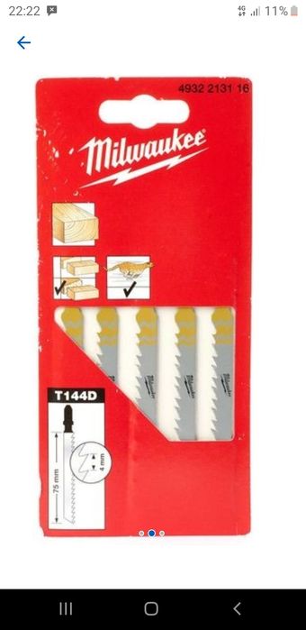 Panza pendular soricel Milwaukee set 5 buc