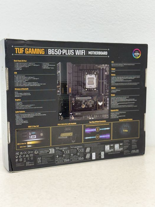 Placa de baza ASUS TUF AM5 B650/ Ryzen 7 7800x/9800x3d