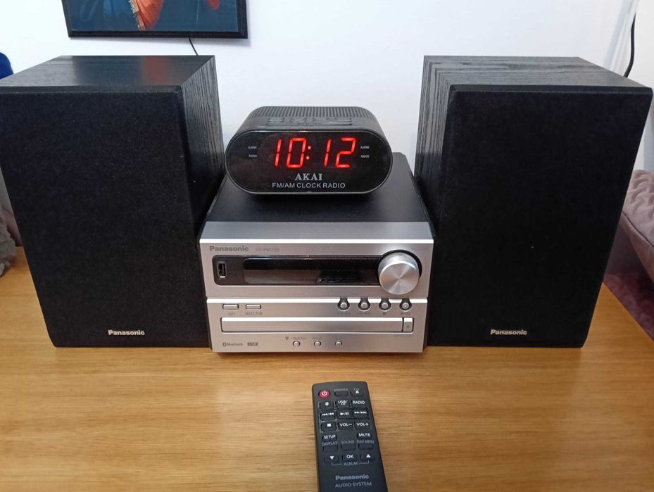 Microsistem audio Panasonic SC-PM250ECS, 20W, USB, Bluetooth