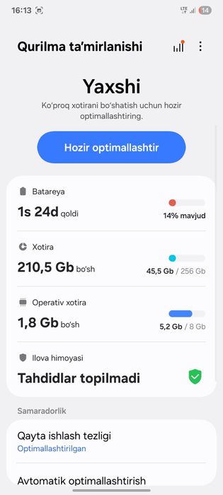 Samsung S21 5G Horatio ideal ochilmagan karopka dakement bor