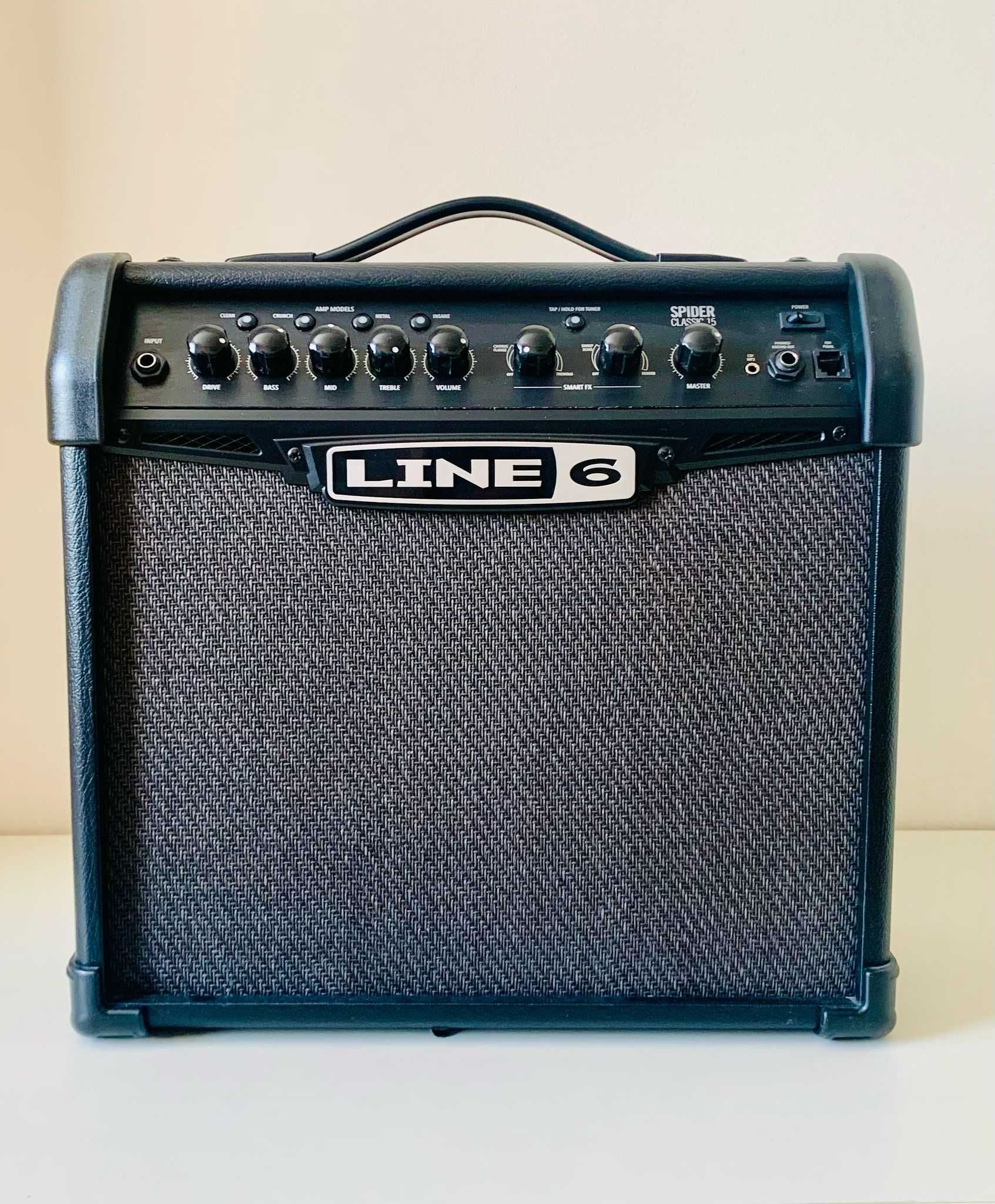 Pachet Complet: Chitară Vintage + Amplificator Line 6 + Accesorii