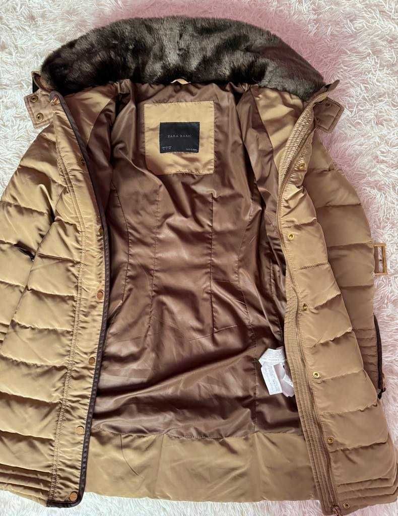 Дамско зимно яке Zara с гъши пух