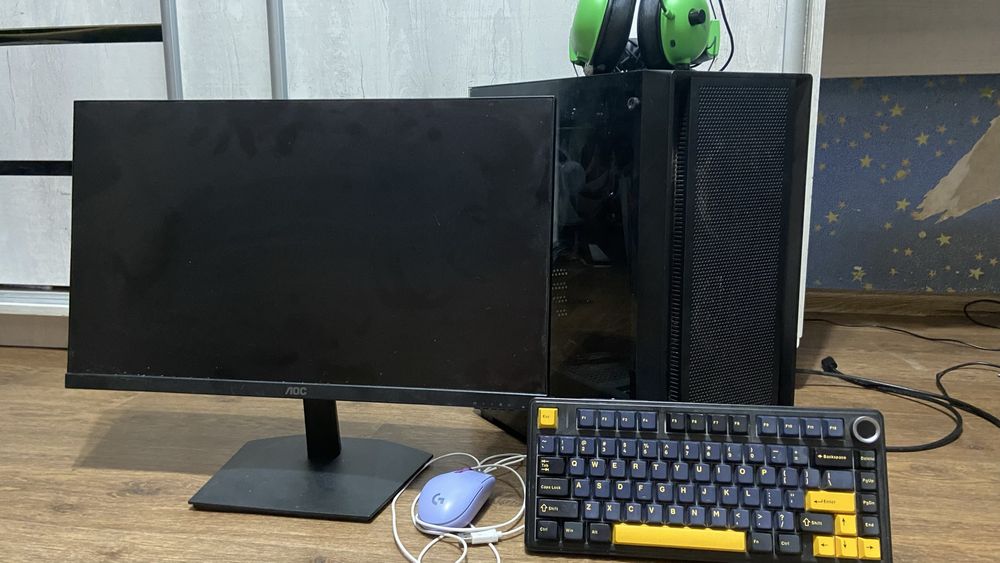 Игровой компьютер с полным комплектом