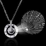 Lant Silver 925 Proiector "Te Iubesc" in 100 de Limbi
