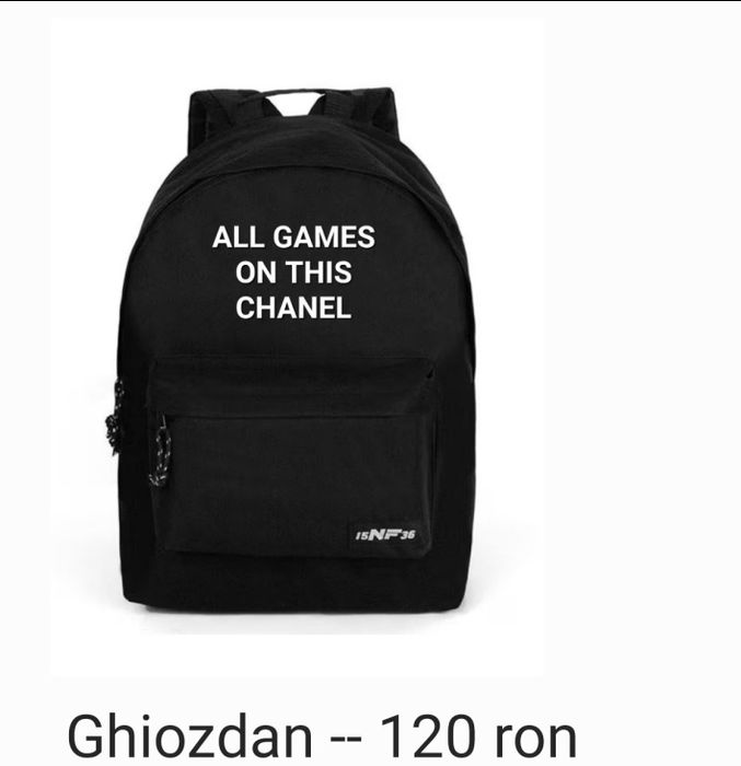 Ghiozdan marca,,all games on this channel,,