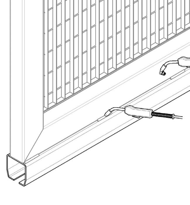 Kit autoportant pentru porti grele Mega8 cu sina de 94x85x5mm 6m