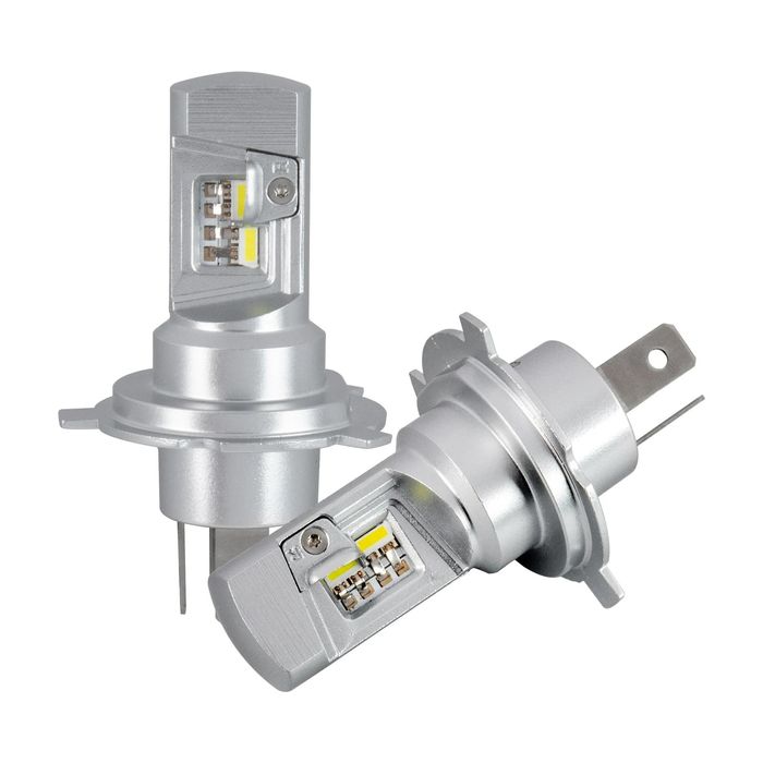 комплект диодни крушки за фар h4 h/l h19 canbus 60w 12v 6000к ...