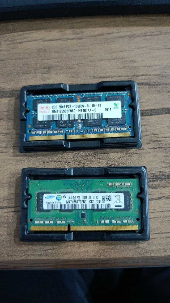 Оперативная память для ноутбука DDR3 SO-Dimm 2gb
