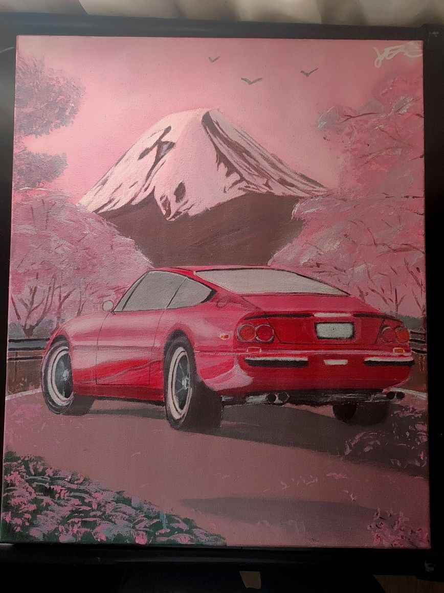 Картина "Пролет в Япония" 45/55 см