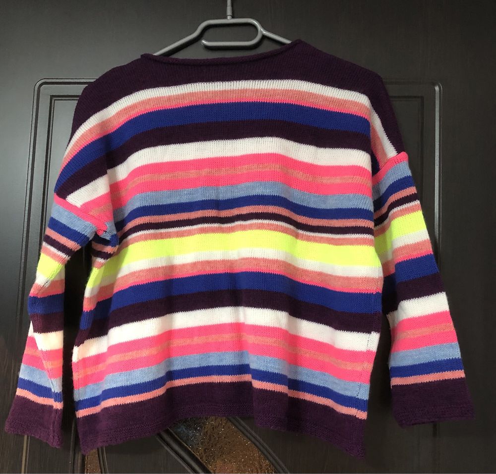 Pulover copii colorat benetton pulover copii 8-9 ani 140 cm bluza mov