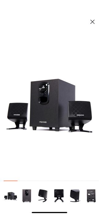Колонки 2.1 Microlab M-108R, Black
