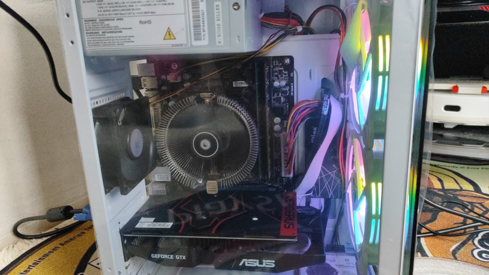 Игровой ПК +монитор в подарок/Intel i5/Gtx1050ti/12GB DDR/SSD/HDD 750