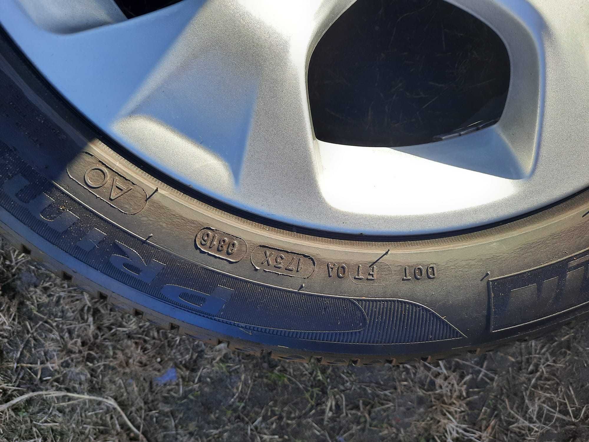 Vând 4 buc. jante aliaj+ anvelope vară Pirelli-BMW X1 E84, 225/50 /17