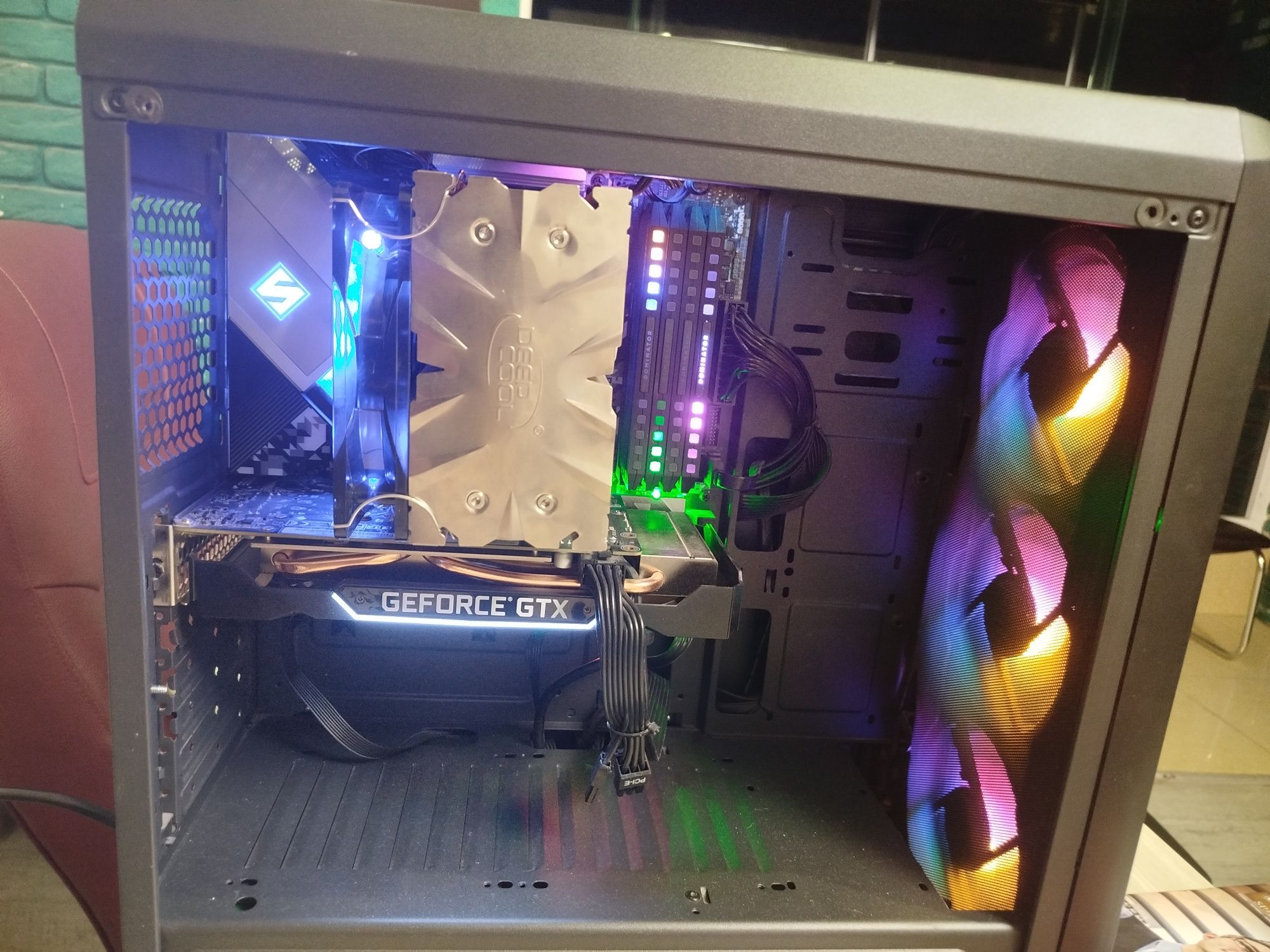 Кейс i9 , 64gb ozu, ssd 512gb + 1tb, 6gb vga