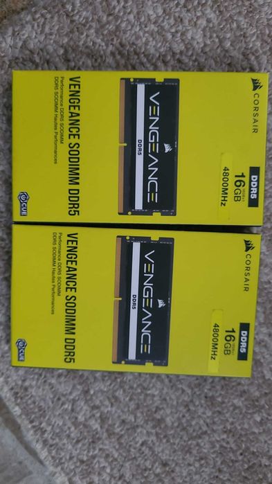Memorie sodim, notebook Corsair 16GB, DDR5, 4800MHz / sigilate noi